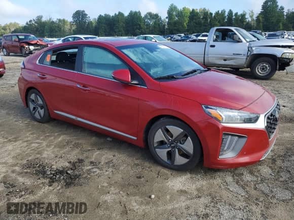 2022 Hyundai Ioniq Limited с VIN KMHC05LC1NU270138, выставлен на аукционе Copart как лот 72377504 с пробегом Не указан миль и Списание • Salvage title. История ставок и продаж доступна на DreamBid. Изображение 4.