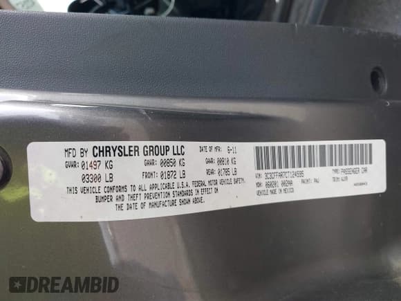 ✅ 2012 FIAT 500 Pop • VIN: 3C3CFFAR7CT124595 • Lot: 42257410. Listed on IAAI with 96,608 mi. Free auction sales archive from the USA and detailed vehicle history report at DreamBid. Image 9.