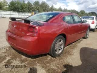 2006 Dodge Charger R/T with VIN 2B3KA53H36H178138, listed as a Copart auction lot 70049544 with 97,297 mi miles and Salvage title. Bid and sale history available at DreamBid. Image 3.