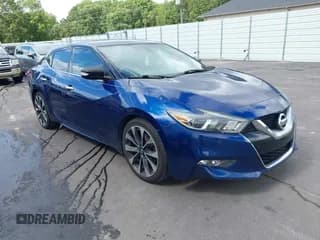 ✅ 2016 Nissan Maxima SR • VIN: 1N4AA6AP3GC421368 • Lot: 42981674. Wystawiony na IAAI z przebiegiem 92 832 mil. Bezpłatny archiwum sprzedaży aukcyjnych z USA i szczegółowy raport historii pojazdu na DreamBid. Zdjęcie 1.