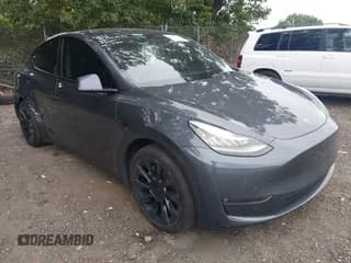 ✅ 2021 Tesla Model Y Standard Range • VIN: 5YJYGDED6MF105750 • Lot: 42855752. Listed on IAAI with 38,303 mi. Free auction sales archive from the USA and detailed vehicle history report at DreamBid. Image 1.