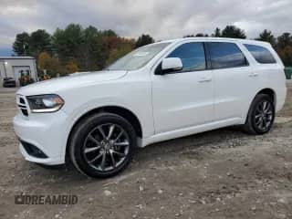 2017 Dodge Durango GT with VIN 1C4RDJDG6HC848094, listed as a Copart auction lot 91243335 with 156,812 mi miles and Clean title. Bid and sale history available at DreamBid. Image 1.