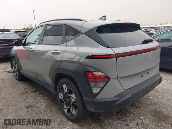 2024 Hyundai Kona SEL with VIN KM8HB3AB3RU139684, listed as a IAAI auction lot 41699344 with 16,677 mi miles and . Bid and sale history available at DreamBid. Image 3.