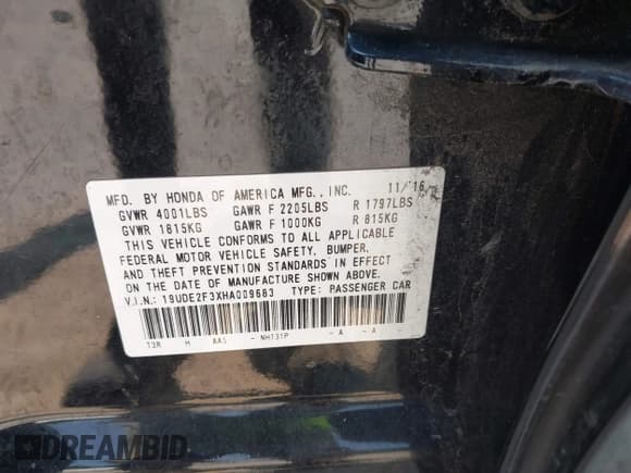 ✅ 2017 Acura ILX • VIN: 19UDE2F3XHA009683 • Lot: 42907660. Wystawiony na IAAI z przebiegiem 120 005 mil. Bezpłatny archiwum sprzedaży aukcyjnych z USA i szczegółowy raport historii pojazdu na DreamBid. Zdjęcie 9.