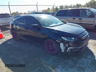 ✅ 2019 Honda Civic EX • VIN: 19XFC1F31KE018512 • Lot: 43506997. Listed on IAAI with 58,288 mi. Free auction sales archive from the USA and detailed vehicle history report at DreamBid. Image 1.