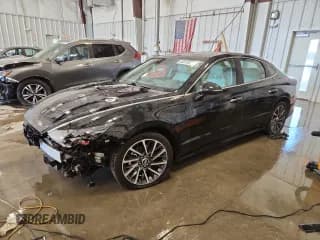 ✅ 2022 Hyundai Sonata Limited • VIN: KMHL34J24NA201263 • Lot: 80872565. Wystawiony na Copart z przebiegiem 55 947 mil. Bezpłatny archiwum sprzedaży aukcyjnych z USA i szczegółowy raport historii pojazdu na DreamBid. Zdjęcie 1.