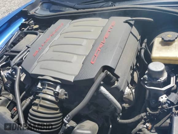 2014 Chevrolet Corvette Z51 1LT z VIN 1G1YG2D78E5120732, wystawiony jako Copart lot #57976955 z przebiegiem 68 193 mil mil oraz Szkoda całkowita • Salvage title. Historia ofert i sprzedaży dostępna na DreamBid. Obrazek 11.