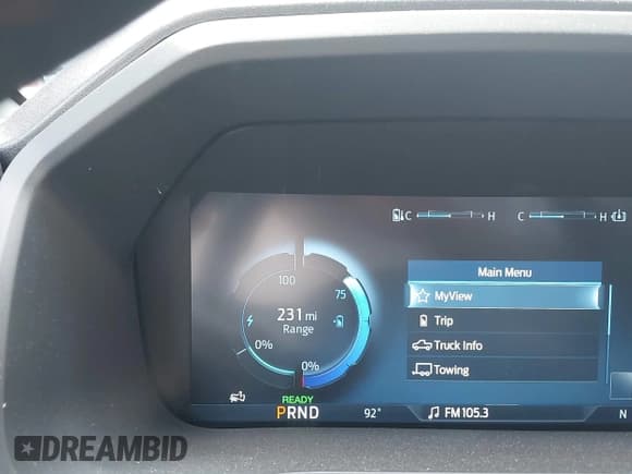 ✅ 2023 Ford F-150 Lightning Pro • VIN: 1FT6W1EV8PWG59244 • Lot: 42631226. Listed on IAAI with 13,682 mi. Free auction sales archive from the USA and detailed vehicle history report at DreamBid. Image 17.