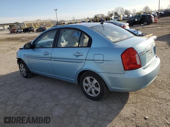 ✅ 2009 Hyundai Accent Auto GLS • VIN: KMHCN46C99U389245 • Lot: 49434645. Listed on Copart with Not provided. Free auction sales archive from the USA and detailed vehicle history report at DreamBid. Image 2.