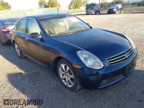 ✅ 2006 Infiniti G35 • VIN: JNKCV51EX6M502083 • Lot: 43479759. Listed on IAAI with 111,724 mi. Free auction sales archive from the USA and detailed vehicle history report at DreamBid. Image 1.