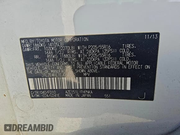 ✅ 2014 Scion xB • VIN: JTLZE4FE1EJ050222 • Лот: 93636345. Опубликован ранее на Copart с пробегом 306 351 миль. Бесплатный доступ к архиву аукционных продаж из США и подробный отчёт об истории автомобиля на DreamBid. Изображение 12.