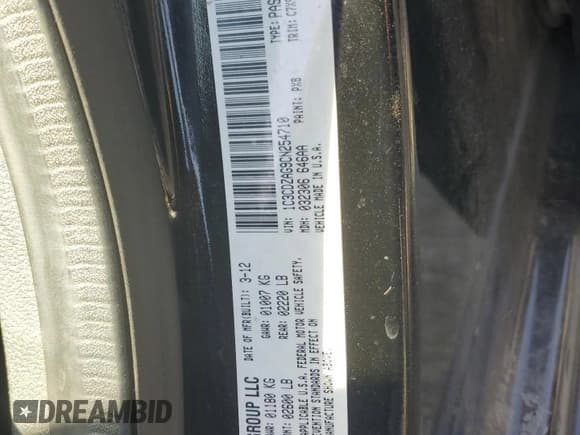 ✅ 2012 Dodge Avenger SE • VIN: 1C3CDZAG9CN254710 • Лот: 76714594. Опубликован ранее на Copart с пробегом 149 251 миль. Бесплатный доступ к архиву аукционных продаж из США и подробный отчёт об истории автомобиля на DreamBid. Изображение 12.