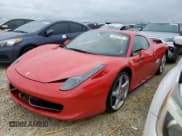 ✅ 2014 Ferrari 458 Italia • VIN: ZFF68NHA7E0202940 • Lot: 74242784. Listed on Copart with Not provided. Free auction sales archive from the USA and detailed vehicle history report at DreamBid. Image 1.