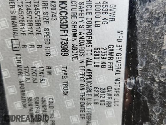 ✅ 2013 Chevrolet Silverado 2500HD LT • VIN: 1GC1KXC83DF173989 • Lot: 69644925. Wystawiony na Copart z przebiegiem 232 761 mil. Bezpłatny archiwum sprzedaży aukcyjnych z USA i szczegółowy raport historii pojazdu na DreamBid. Zdjęcie 12.