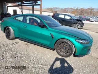 ✅ 2025 BMW M4 Competition xDrive • VIN: WBS33HK05SCS99933 • Lot: 40784924. Listed on IAAI with 4,621 mi. Free auction sales archive from the USA and detailed vehicle history report at DreamBid. Image 1.