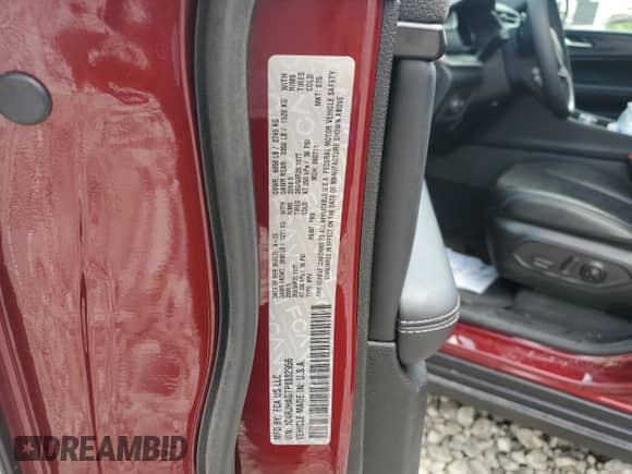 2023 Jeep Grand Cherokee Altitude X with VIN 1C4RJHAG7P8882956, listed as a Copart auction lot 64030955 with Not provided miles and Salvage title. Bid and sale history available at DreamBid. Image 13.