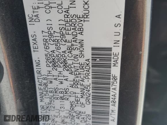 ✅ 2011 Toyota Tacoma • VIN: 5TFLU4EN4BX006729 • Lot: 56919605. Listed on Copart with 392,495 mi. Free auction sales archive from the USA and detailed vehicle history report at DreamBid. Image 13.