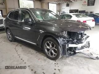 ✅ 2022 BMW X3 sDrive30i • VIN: 5UX43DP01N9L40264 • Лот: 43327420. Опубликован ранее на IAAI с пробегом 52 805 миль. Бесплатный доступ к архиву аукционных продаж из США и подробный отчёт об истории автомобиля на DreamBid. Изображение 1.