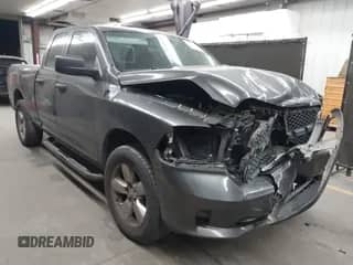 2019 Ram 1500 Tradesman with VIN 1C6RR7FG6KS625365, listed as a IAAI auction lot 42163213 with 99,259 mi miles and . Bid and sale history available at DreamBid. Image 1.