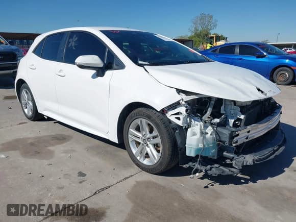 ✅ 2019 Toyota Corolla SE • VIN: JTNK4RBE8K3039345 • Lot: 43536095. Wystawiony na IAAI z przebiegiem 99 308 mil. Bezpłatny archiwum sprzedaży aukcyjnych z USA i szczegółowy raport historii pojazdu na DreamBid. Zdjęcie 1.