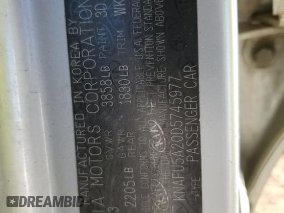 ✅ 2013 Kia Forte EX • VIN: KNAFU5A20D5745977 • Лот: 90360055. Опубликован ранее на Copart с пробегом 188 785 миль. Бесплатный доступ к архиву аукционных продаж из США и подробный отчёт об истории автомобиля на DreamBid. Изображение 14.