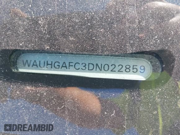 ✅ 2013 Audi A6 Prestige • VIN: WAUHGAFC3DN022859 • Lot: 42794517. Listed on IAAI with 204,030 mi. Free auction sales archive from the USA and detailed vehicle history report at DreamBid. Image 18.