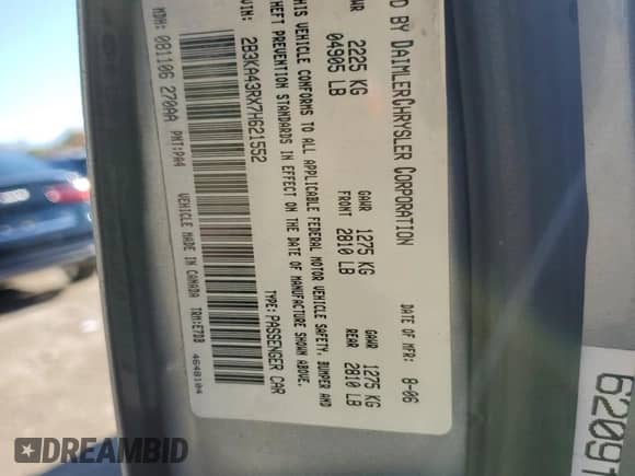 2007 Dodge Charger z VIN 2B3KA43RX7H621552, wystawiony jako Copart lot #86513765 z przebiegiem 154 731 mil mil oraz Szkoda całkowita • Salvage title. Historia ofert i sprzedaży dostępna na DreamBid. Obrazek 12.