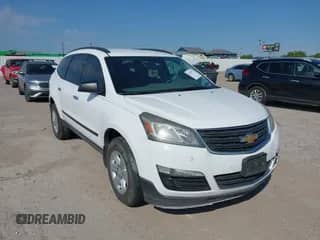 ✅ 2016 Chevrolet Traverse LS • VIN: 1GNKRFED0GJ283203 • Lot: 43135753. Listed on IAAI with 185,017 mi. Free auction sales archive from the USA and detailed vehicle history report at DreamBid. Image 1.