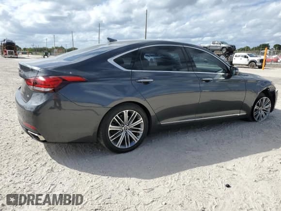✅ 2018 Genesis G80 3.8L • VIN: KMHGN4JE2JU236043 • Lot: 82593255. Listed on Copart with 41,397 mi. Free auction sales archive from the USA and detailed vehicle history report at DreamBid. Image 3.