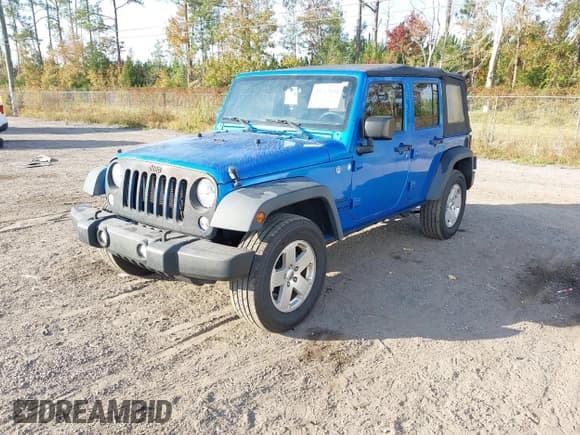 ✅ 2016 Jeep Wrangler Unlimited Sport • VIN: 1C4BJWDG2GL306805 • Lot: 43742804. Listed on IAAI with 135,491 mi. Free auction sales archive from the USA and detailed vehicle history report at DreamBid. Image 2.
