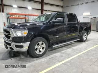 2020 Ram 1500 Tradesman with VIN 1C6RREGT1LN152782, listed as a Copart auction lot 86513985 with 104,800 mi miles and Salvage title. Bid and sale history available at DreamBid. Image 1.