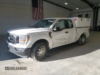 ✅ 2022 Ford F-150 XL • VIN: 1FTEX1C89NKE06394 • Lot: 90747835. Listed on Copart with 54,548 mi. Free auction sales archive from the USA and detailed vehicle history report at DreamBid. Image 1.