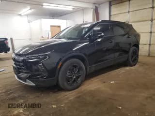 ✅ 2024 Chevrolet Blazer LT • VIN: 3GNKBJRS8RS149038 • Lot: 57846335. Listed on Copart with 21,516 mi. Free auction sales archive from the USA and detailed vehicle history report at DreamBid. Image 1.