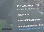 ✅ 2018 Tesla Model 3 Long Range Battery • VIN: 5YJ3E1EA7JF011411 • Lot: 42227015. Listed on IAAI with 156,549 mi. Free auction sales archive from the USA and detailed vehicle history report at DreamBid. Image 15.