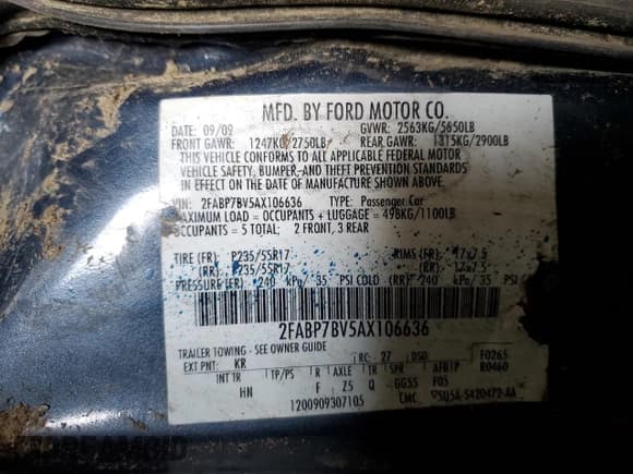 ✅ 2010 Ford Police Interceptor • VIN: 2FABP7BV5AX106636 • Lot: 54542885. Listed on Copart with Not provided. Free auction sales archive from the USA and detailed vehicle history report at DreamBid. Image 12.