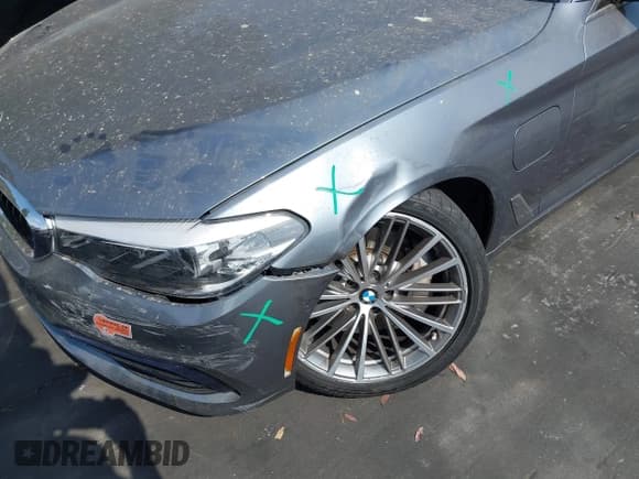 ✅ 2020 BMW 5 Series 530e • VIN: WBAJA9C07LCD45384 • Lot: 42592154. Listed on IAAI with 70,156 mi. Free auction sales archive from the USA and detailed vehicle history report at DreamBid. Image 6.