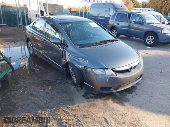 ✅ 2010 Honda Civic EX-L • VIN: 2HGFA1F9XAH308620 • Lot: 43640644. Listed on IAAI with 257,774 mi. Free auction sales archive from the USA and detailed vehicle history report at DreamBid. Image 1.