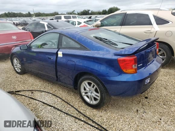 ✅ 2000 Toyota Celica GT • VIN: JTDDR32T2Y0052502 • Lot: 74485804. Listed on Copart with Not provided. Free auction sales archive from the USA and detailed vehicle history report at DreamBid. Image 2.