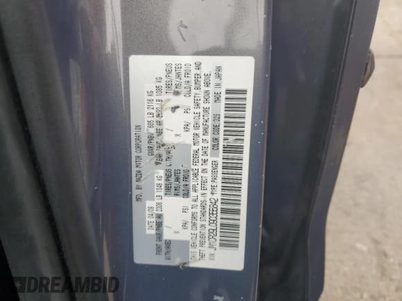 ✅ 2009 Mazda 5 Grand Touring • VIN: JM1CR29L090355842 • Лот: 86187995. Опубликован ранее на Copart с пробегом 103 195 миль. Бесплатный доступ к архиву аукционных продаж из США и подробный отчёт об истории автомобиля на DreamBid. Изображение 13.