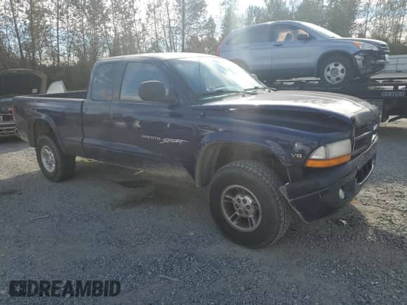 1999 Dodge Dakota SLT z VIN 1B7GG22YXXS235254, wystawiony jako Copart lot #72859554 z przebiegiem 172 272 mil mil oraz Szkoda całkowita • Salvage title. Historia ofert i sprzedaży dostępna na DreamBid. Obrazek 4.