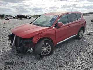 2019 Hyundai Santa Fe SE with VIN 5NMS23ADXKH059288, listed as a Copart auction lot 82545485 with 78,205 mi miles and Non repairable. Bid and sale history available at DreamBid. Image 1.