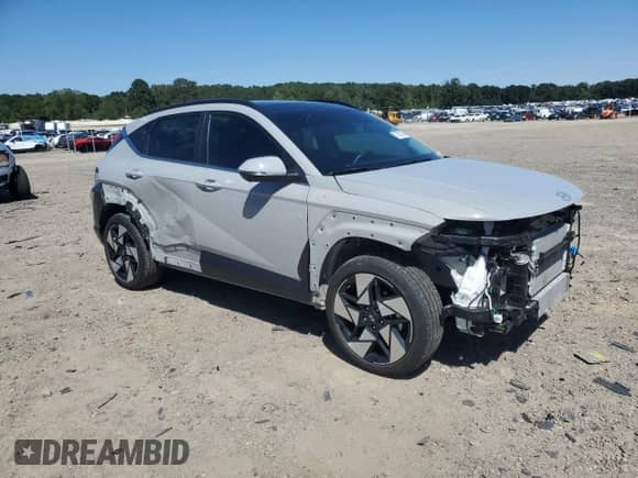 2024 Hyundai Kona Limited with VIN KM8HE3A37RU184899, listed as a Copart auction lot 71785135 with 10,803 mi miles and Salvage title. Bid and sale history available at DreamBid. Image 4.