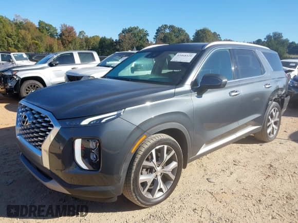 ✅ 2022 Hyundai Palisade SEL • VIN: KM8R34HE8NU353698 • Lot: 43468520. Listed on IAAI with 103,291 mi. Free auction sales archive from the USA and detailed vehicle history report at DreamBid. Image 2.