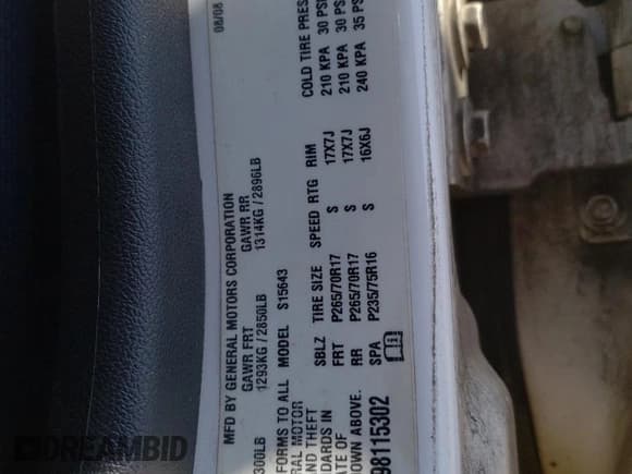 ✅ 2009 Chevrolet Colorado 2LT • VIN: 1GCDS13E998115302 • Лот: 50682254. Опубликован ранее на Copart с пробегом 368 213 миль. Бесплатный доступ к архиву аукционных продаж из США и подробный отчёт об истории автомобиля на DreamBid. Изображение 14.