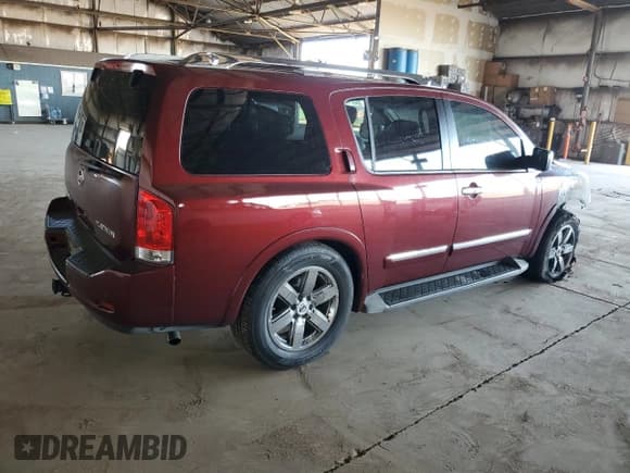✅ 2010 Nissan Armada Platinum • VIN: 5N1AA0ND4AN617088 • Лот: 92452465. Опубликован ранее на Copart с пробегом Не указан. Бесплатный доступ к архиву аукционных продаж из США и подробный отчёт об истории автомобиля на DreamBid. Изображение 3.