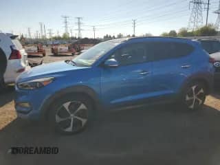 2016 Hyundai Tucson Limited with VIN KM8J33A22GU046876, listed as a Copart auction lot 86079775 with 151,359 mi miles and Clean title. Bid and sale history available at DreamBid. Image 1.