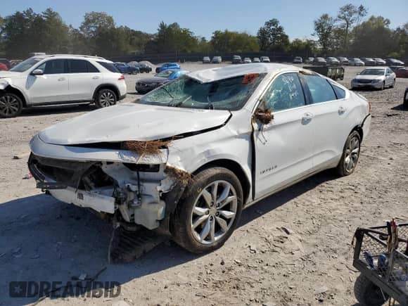 ✅ 2018 Chevrolet Impala LT • VIN: 2G1105S38J9111887 • Лот: 84896255. Опубликован ранее на Copart с пробегом 105 118 миль. Бесплатный доступ к архиву аукционных продаж из США и подробный отчёт об истории автомобиля на DreamBid. Изображение 1.