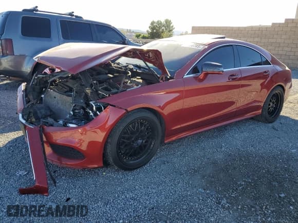 ✅ 2015 Mercedes-Benz CLS 400 • VIN: WDDLJ6FB2FA145460 • Lot: 87488785. Listed on Copart with 59,426 mi. Free auction sales archive from the USA and detailed vehicle history report at DreamBid. Image 1.