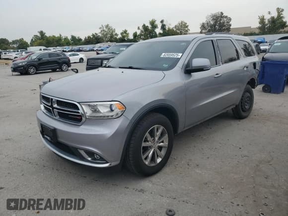 ✅ 2015 Dodge Durango Limited • VIN: 1C4RDJDG2FC837381 • Lot: 82059525. Wystawiony na Copart z przebiegiem 107 642 mil. Bezpłatny archiwum sprzedaży aukcyjnych z USA i szczegółowy raport historii pojazdu na DreamBid. Zdjęcie 1.