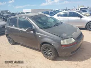 2007 Chevrolet Aveo LS with VIN KL1TD66627B788446, listed as a IAAI auction lot 43209534 with Not provided miles and . Bid and sale history available at DreamBid. Image 1.